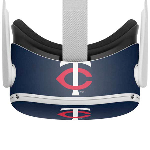 MLB Minnesota Twins - Solid Distressed Oculus Quest 2 Skin
